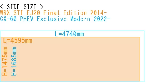 #WRX STI EJ20 Final Edition 2014- + CX-60 PHEV Exclusive Modern 2022-